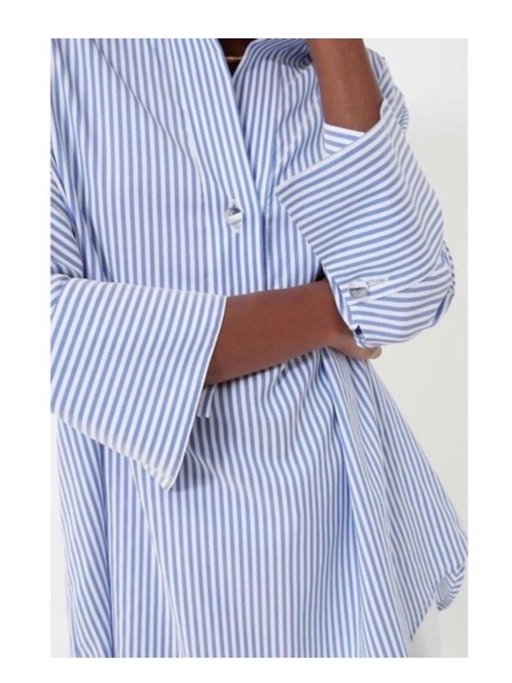 Tuckernuck Blue Stripe Tunic Top - Picture 2 of 10